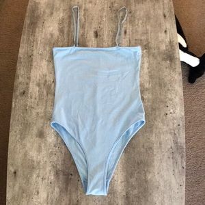 Baby blue bodysuit
